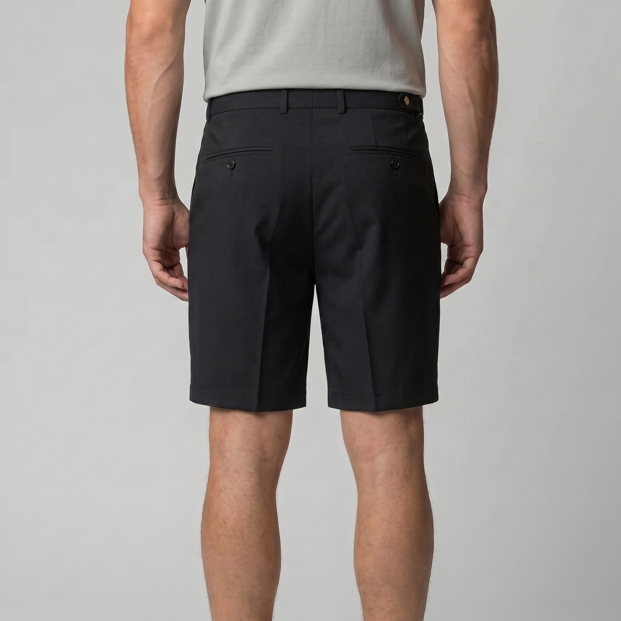 Men's Pleated Tailored Chino Shorts