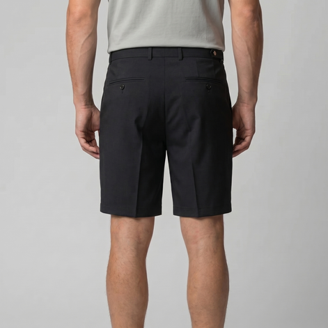 Men's Pleated Tailored Chino Shorts