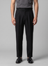 Men's Pleated Tailored Trousers with Turn-Ups