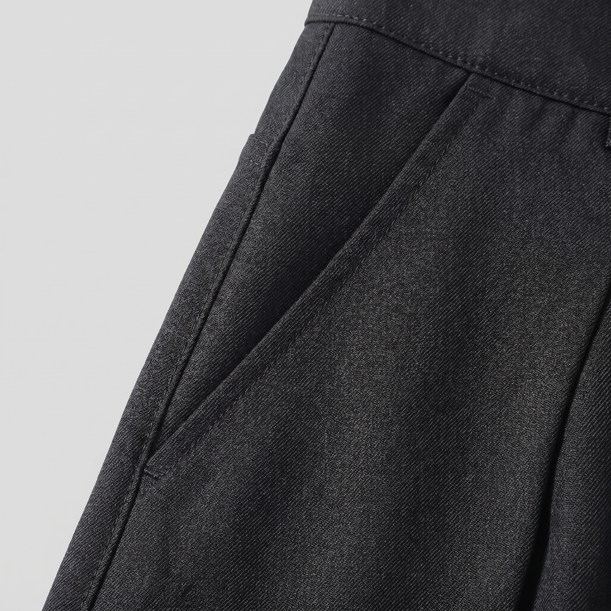 Men's Pleated Wide-Leg Tailored Trousers