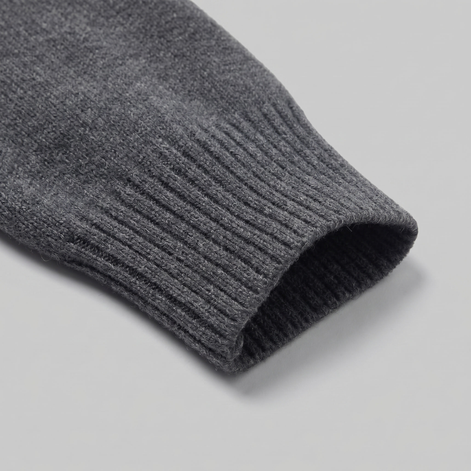 Men's Polo Collar Knit Sweater