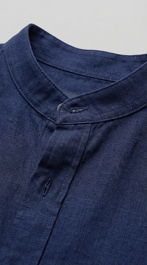 Men's Polo Shirt and Linen Trouser Set