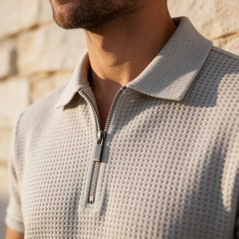 Men's Polo Shirt and Shorts Set