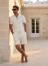 Men's Polo Shirt and Shorts Set