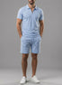 Men's Polo Shirts and Shorts Set for Casual Style