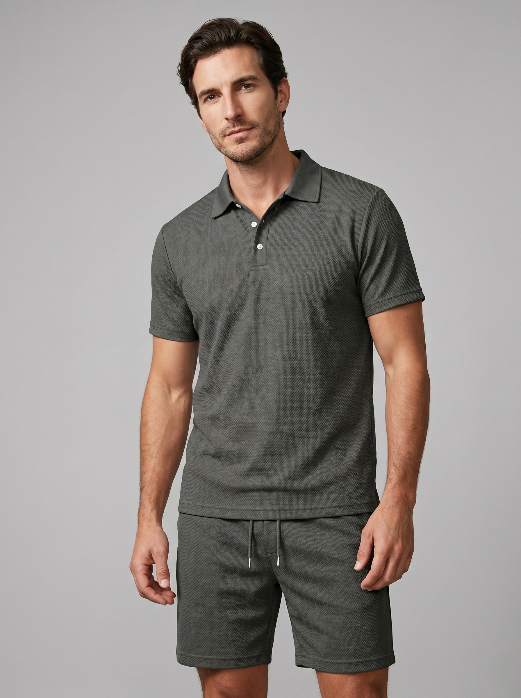 Men's Polo and Shorts Set