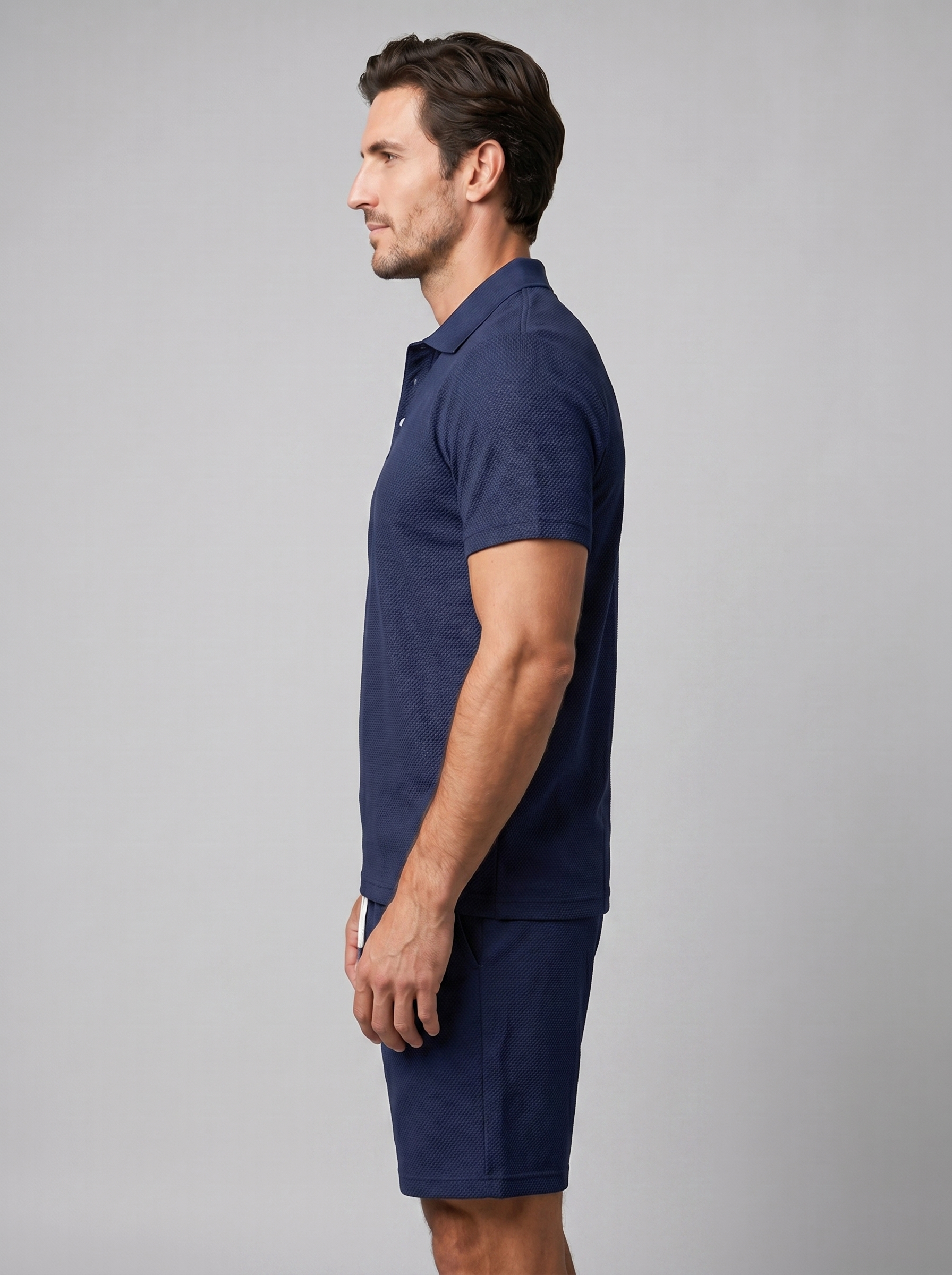 Men's Polo and Shorts Set