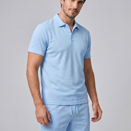 Men's Polo and Shorts Set