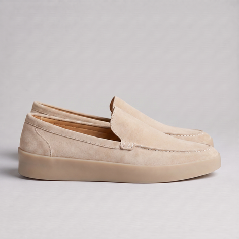Men's Premium Sheep Suede Slip-On Loafers