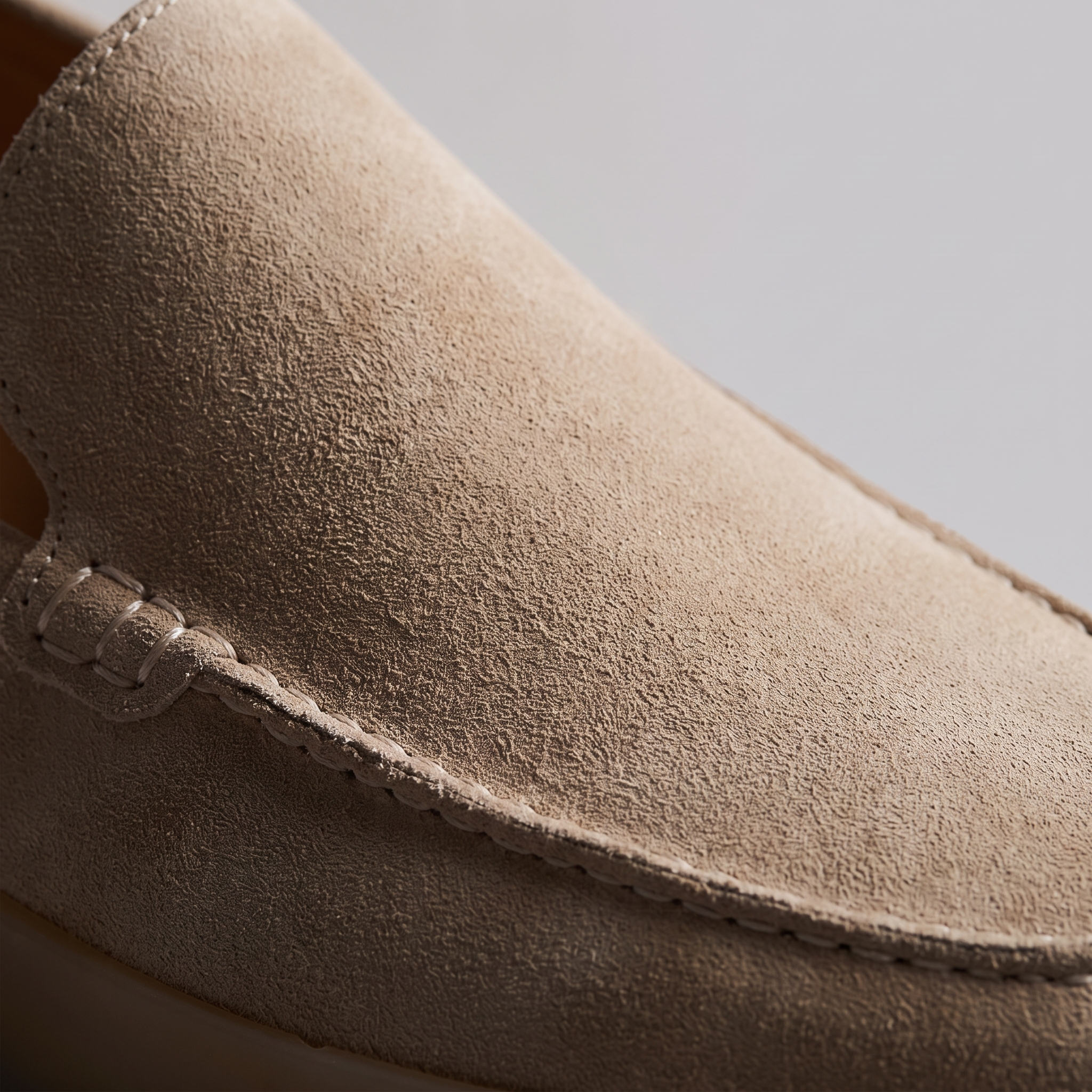 Men's Premium Sheep Suede Slip-On Loafers