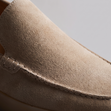 Men's Premium Sheep Suede Slip-On Loafers