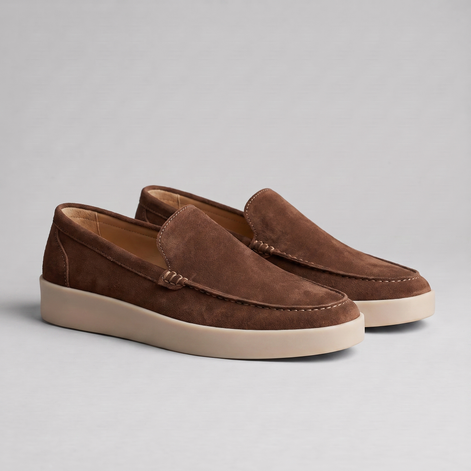Men's Premium Sheep Suede Slip-On Loafers