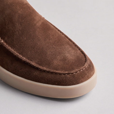 Men's Premium Sheep Suede Slip-On Loafers