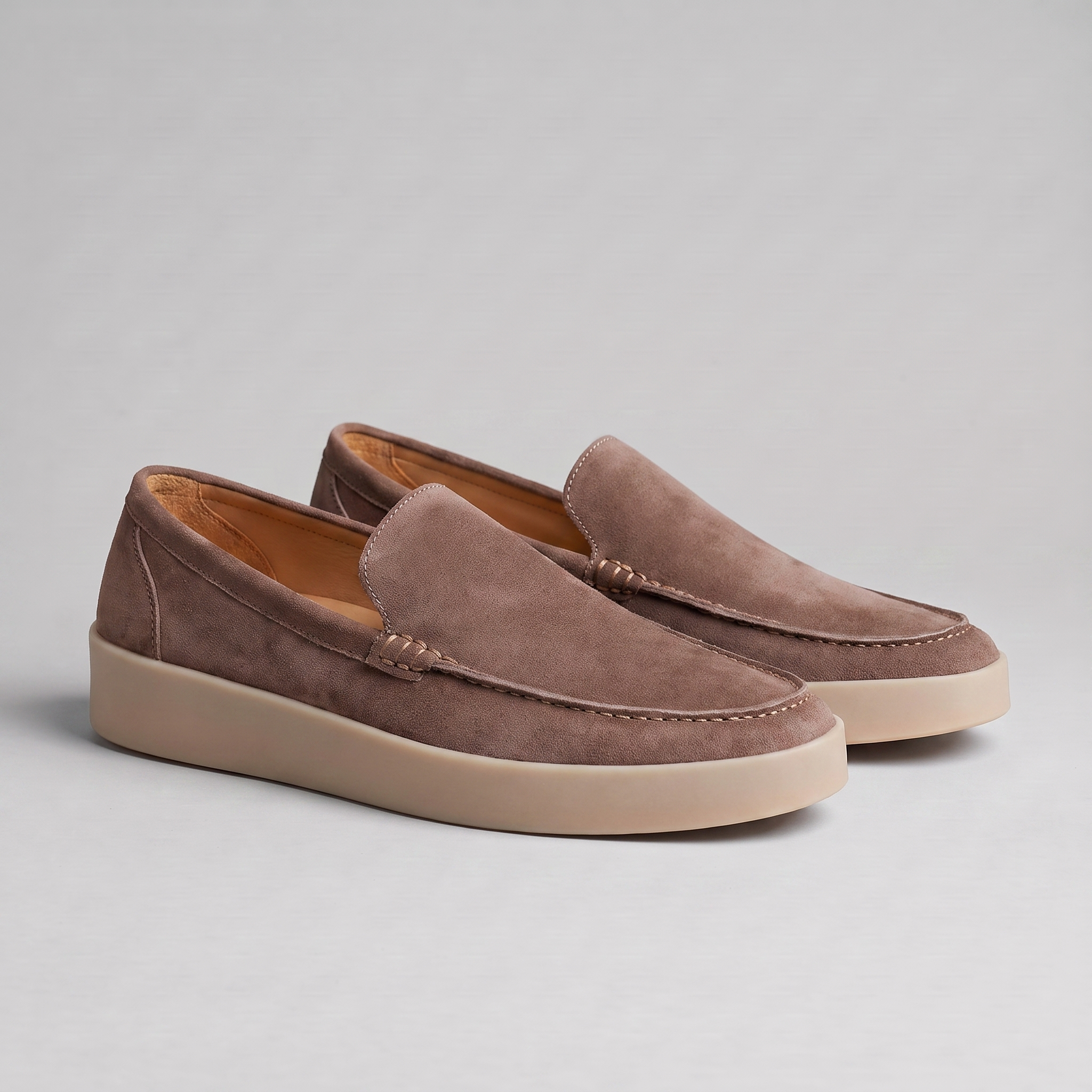 Men's Premium Sheep Suede Slip-On Loafers