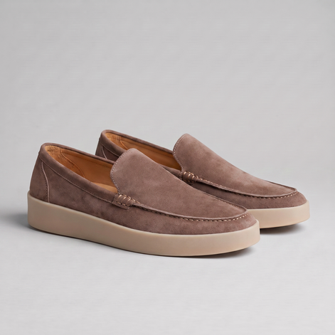 Men's Premium Sheep Suede Slip-On Loafers