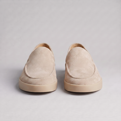 Men's Premium Sheep Suede Slip-On Loafers