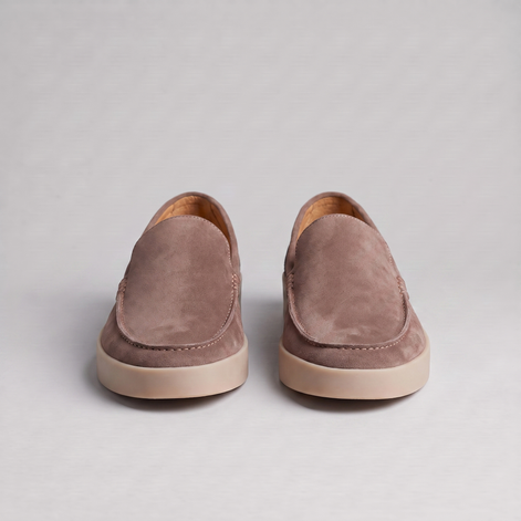 Men's Premium Sheep Suede Slip-On Loafers