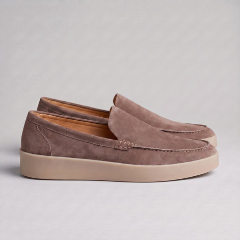 Men's Premium Sheep Suede Slip-On Loafers