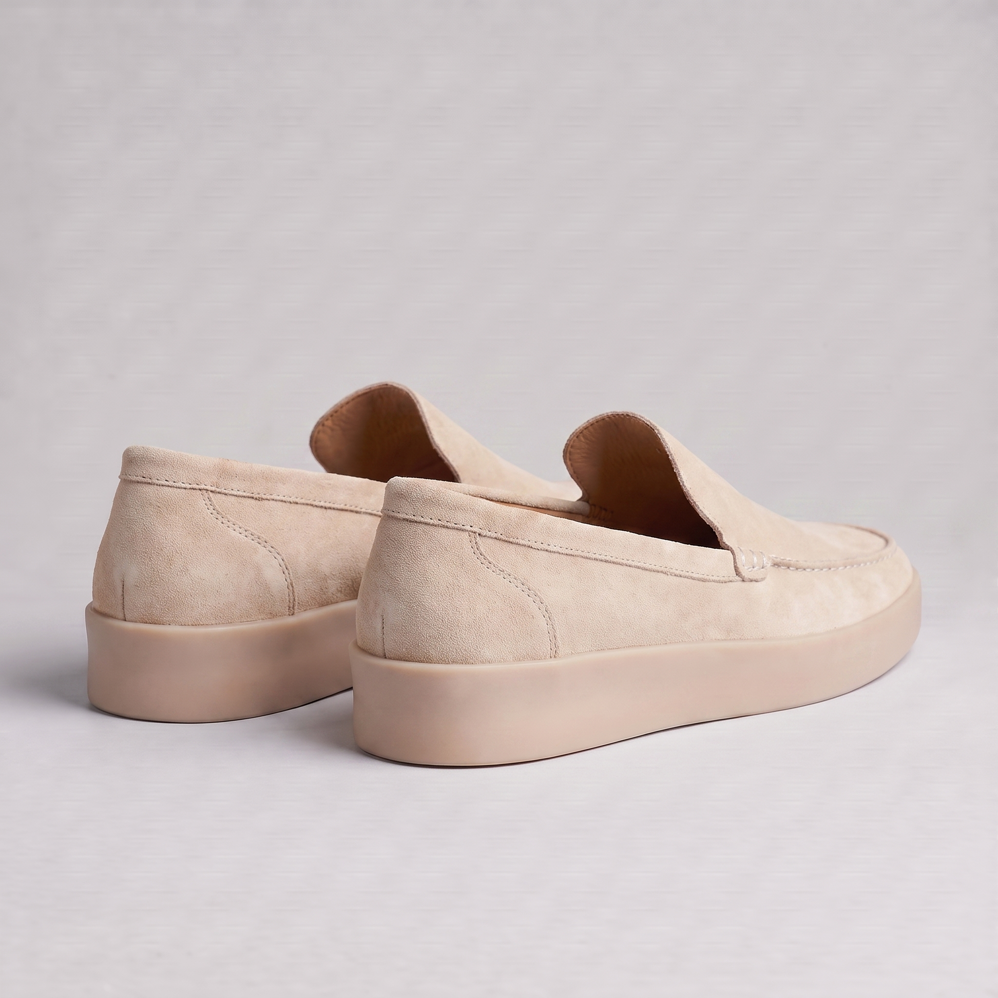 Men's Premium Sheep Suede Slip-On Loafers