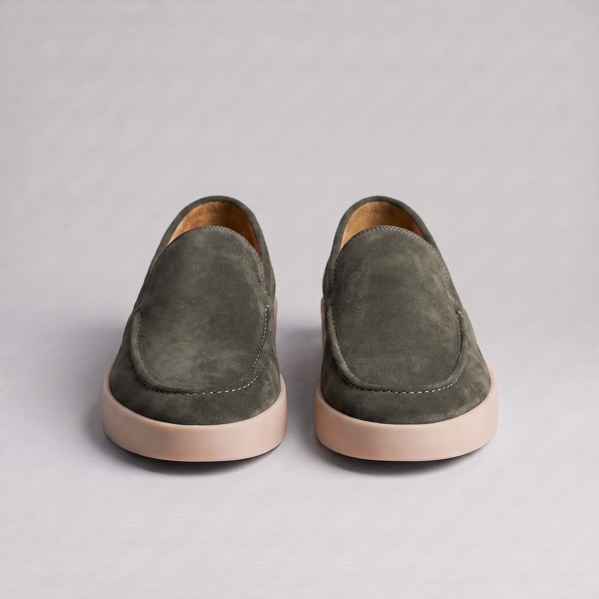 Men's Premium Sheep Suede Slip-On Loafers