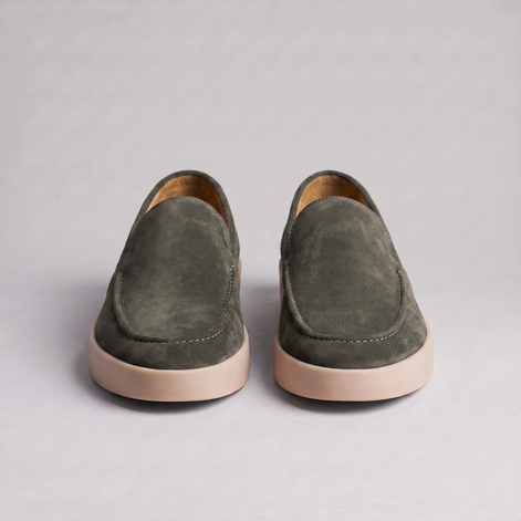 Men's Premium Sheep Suede Slip-On Loafers