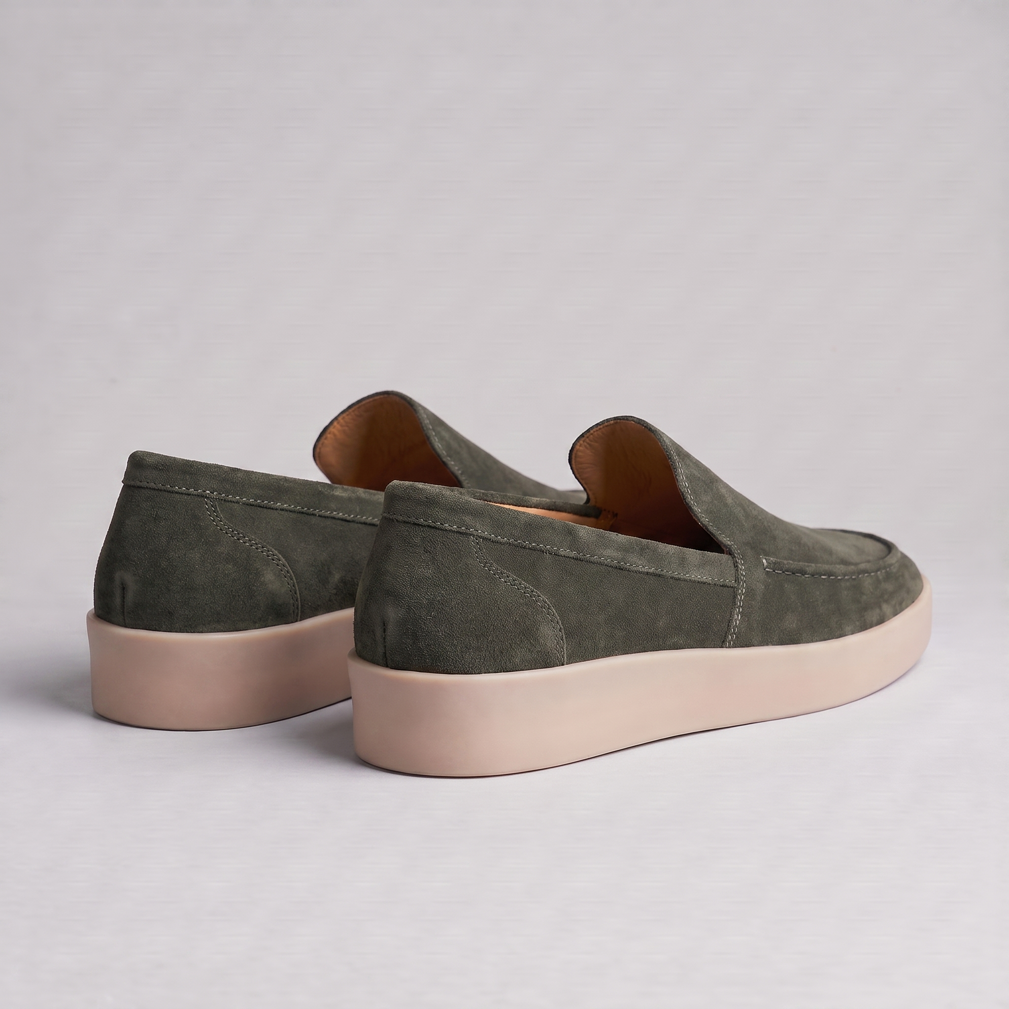 Men's Premium Sheep Suede Slip-On Loafers