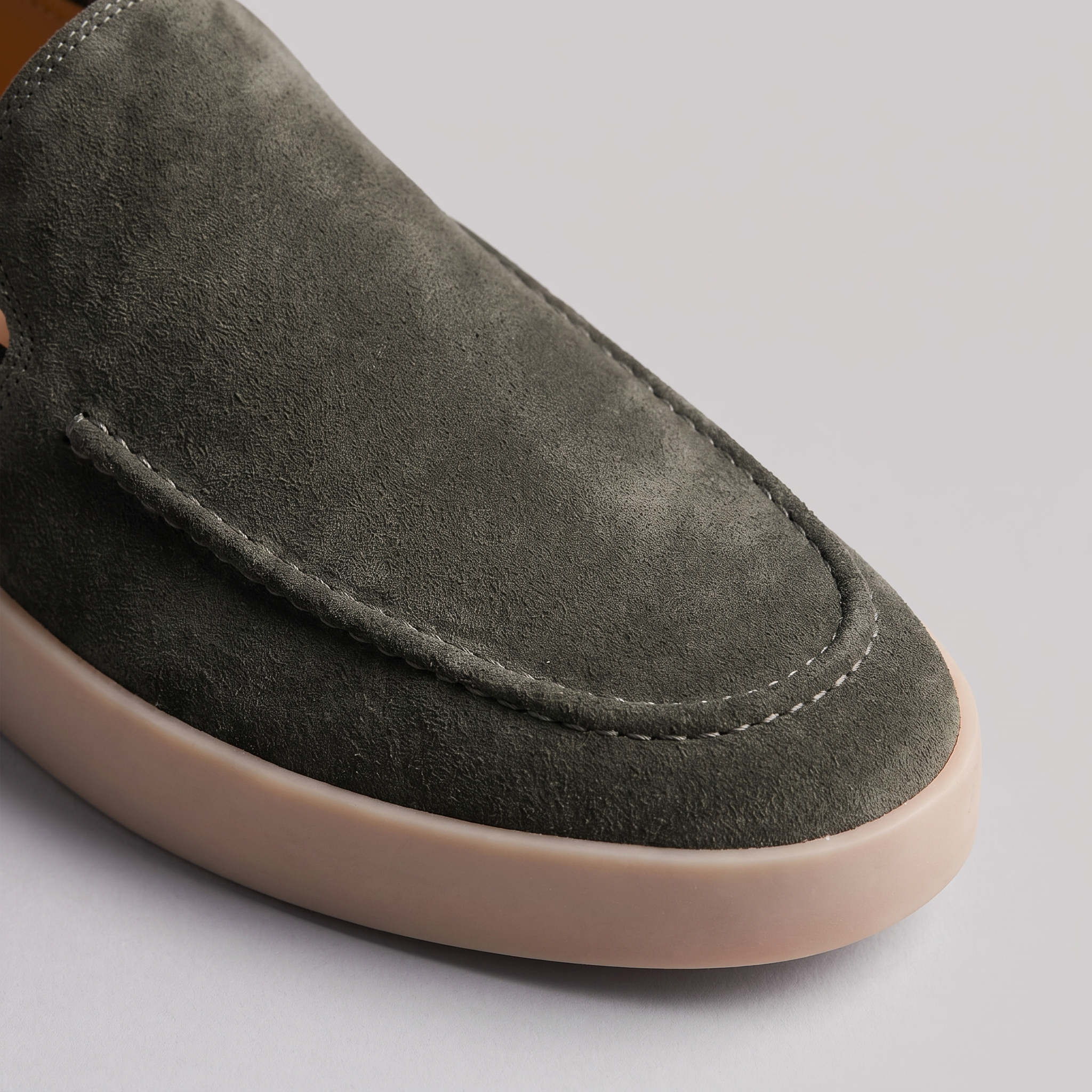 Men's Premium Sheep Suede Slip-On Loafers