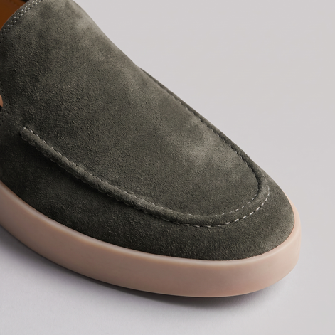 Men's Premium Sheep Suede Slip-On Loafers