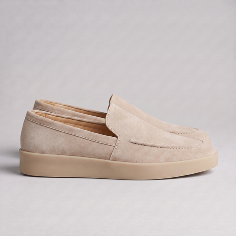 Men's Premium Sheep Suede Slip-On Loafers