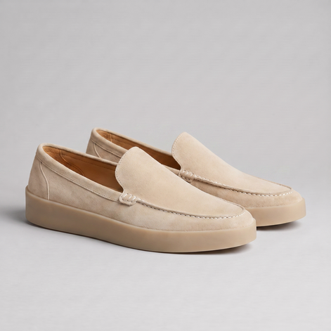 Men's Premium Sheep Suede Slip-On Loafers