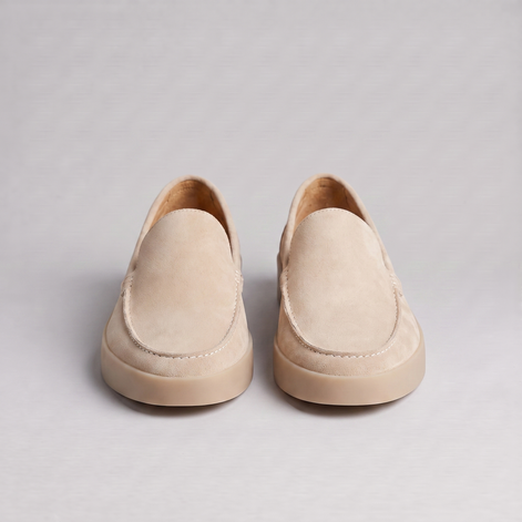 Men's Premium Sheep Suede Slip-On Loafers