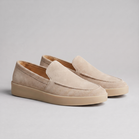 Men's Premium Sheep Suede Slip-On Loafers