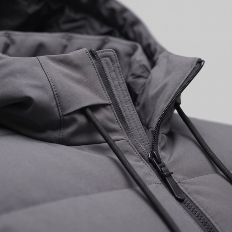 Men's Puffer Winter Jacket with Quilted Insulation