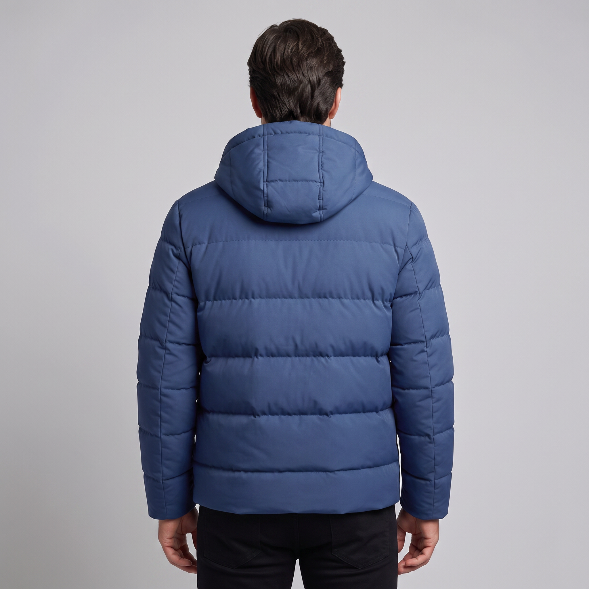 Men's Puffer Winter Jacket with Quilted Insulation