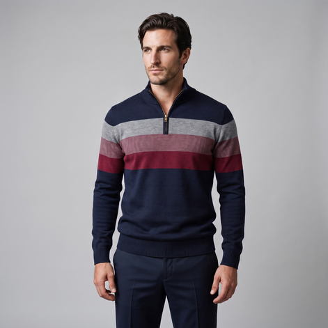 Men's Quarter-Zip Sweater