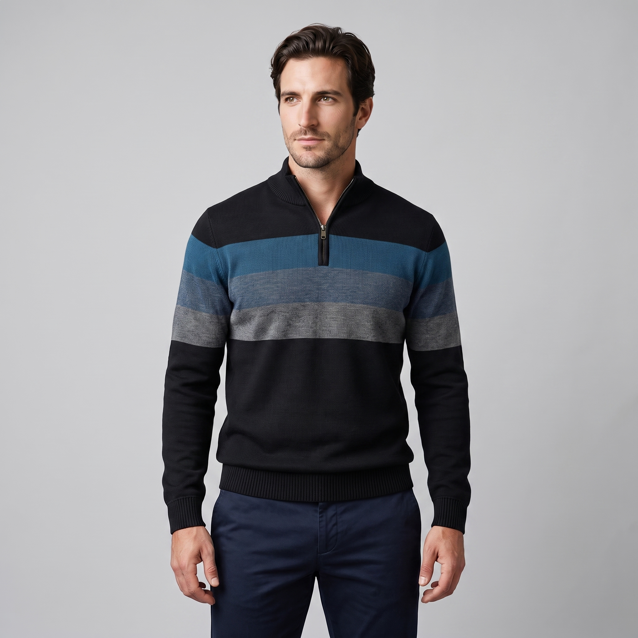 Men's Quarter-Zip Sweater