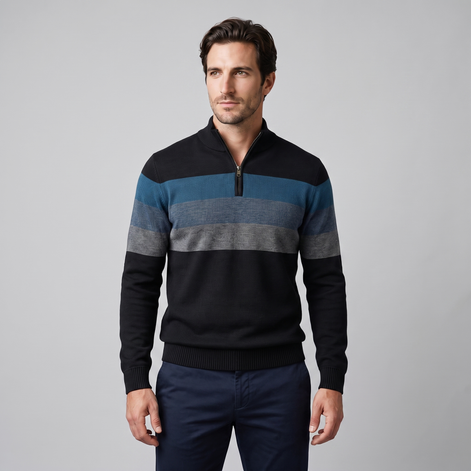Men's Quarter-Zip Sweater