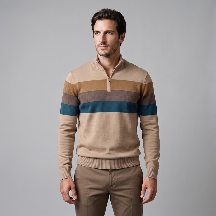 Men's Quarter-Zip Sweater