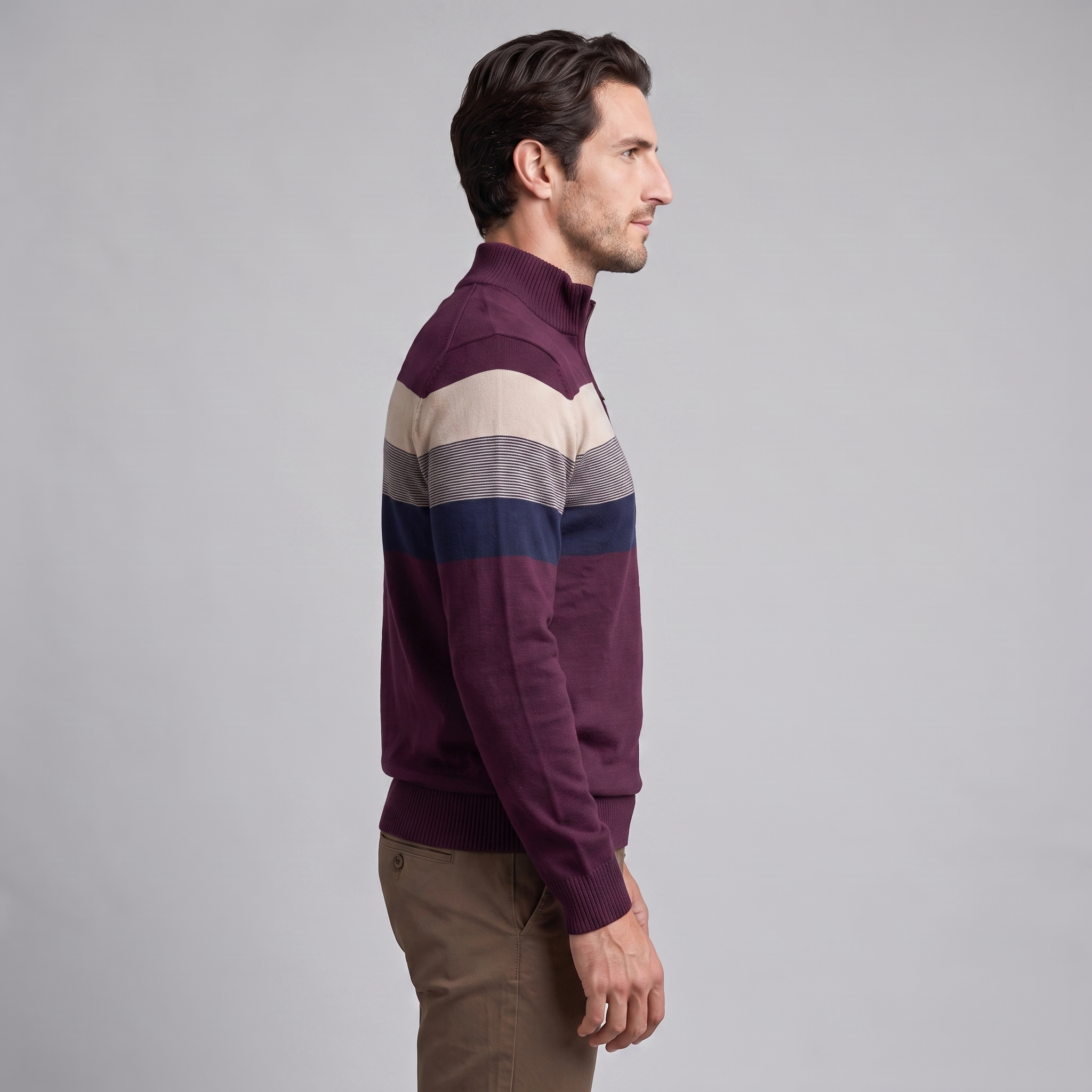 Men's Quarter-Zip Sweater