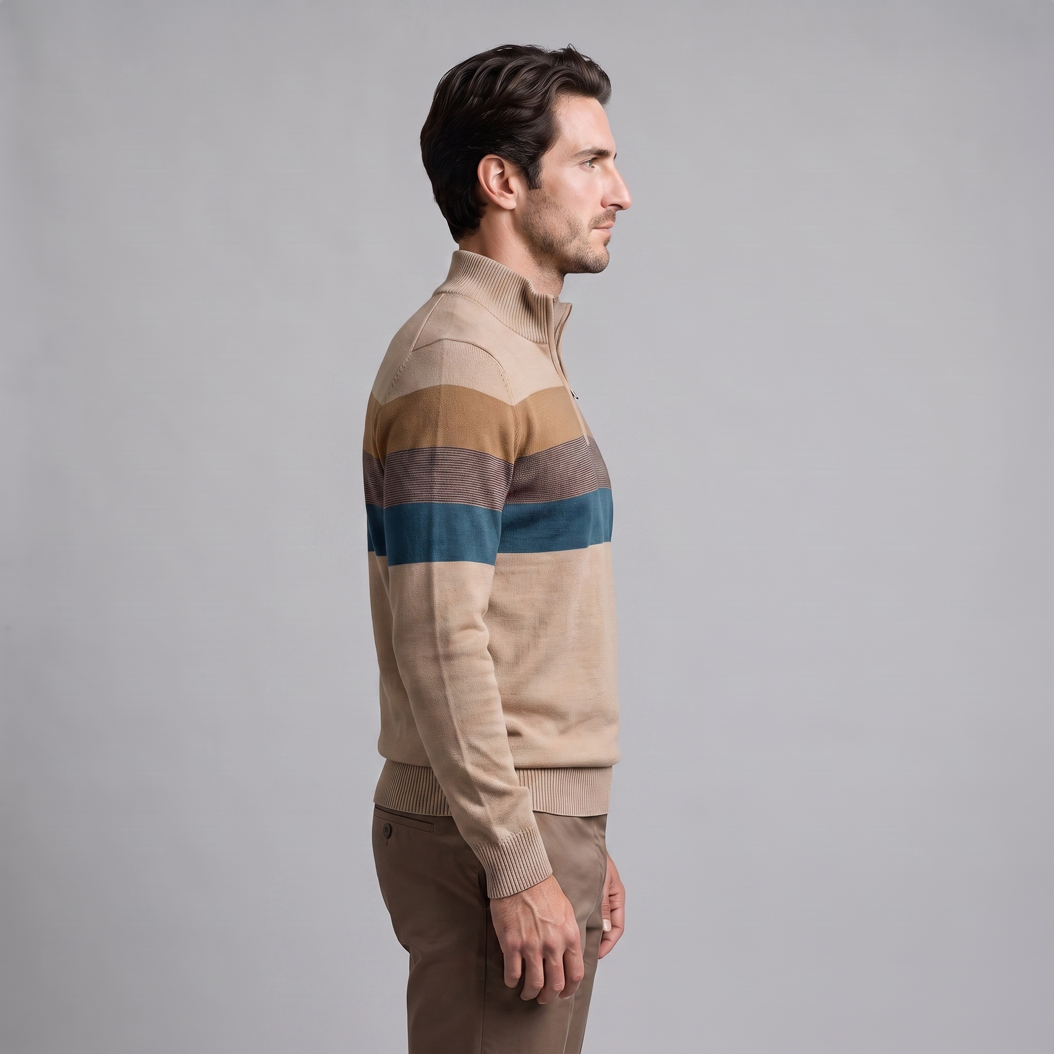 Men's Quarter-Zip Sweater