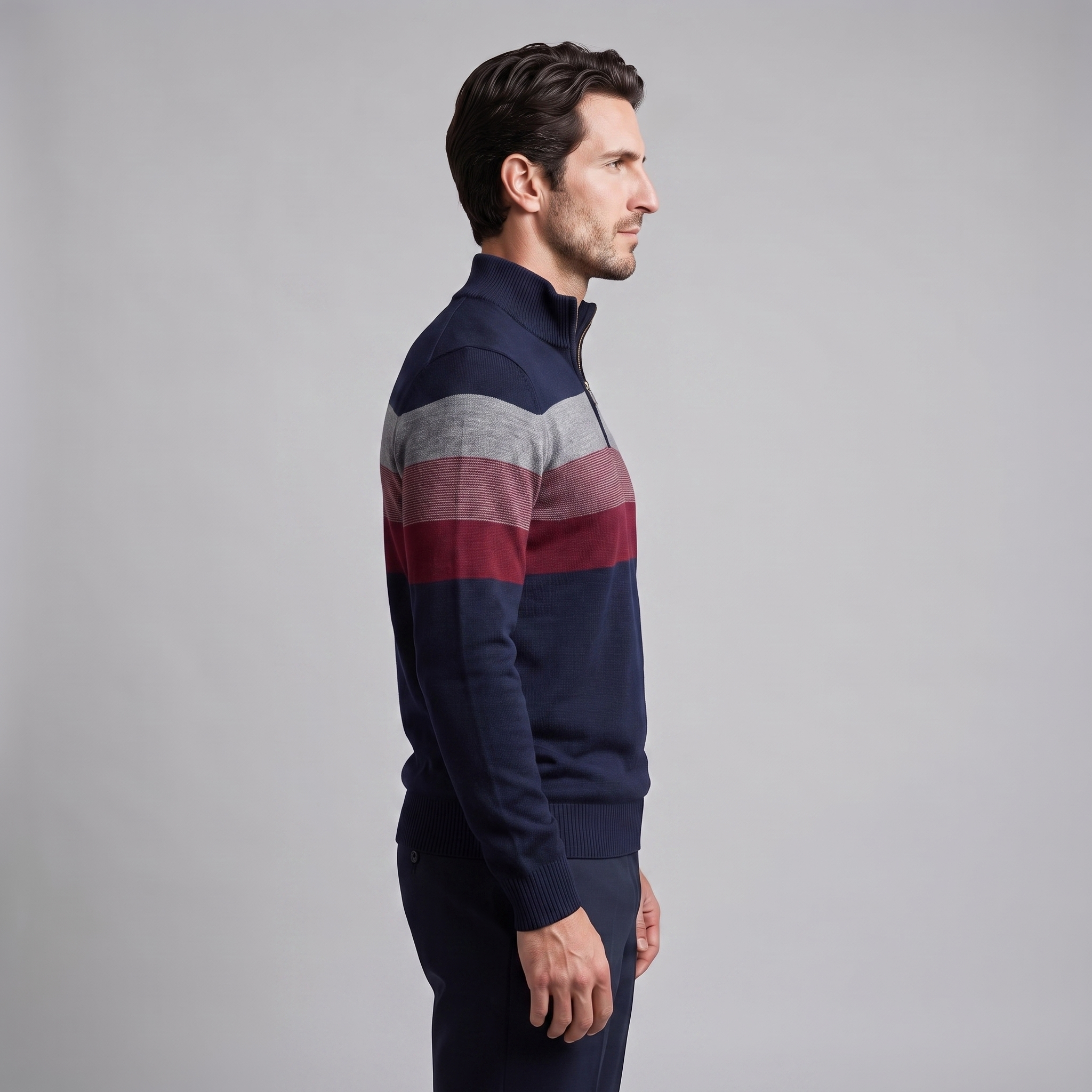 Men's Quarter-Zip Sweater