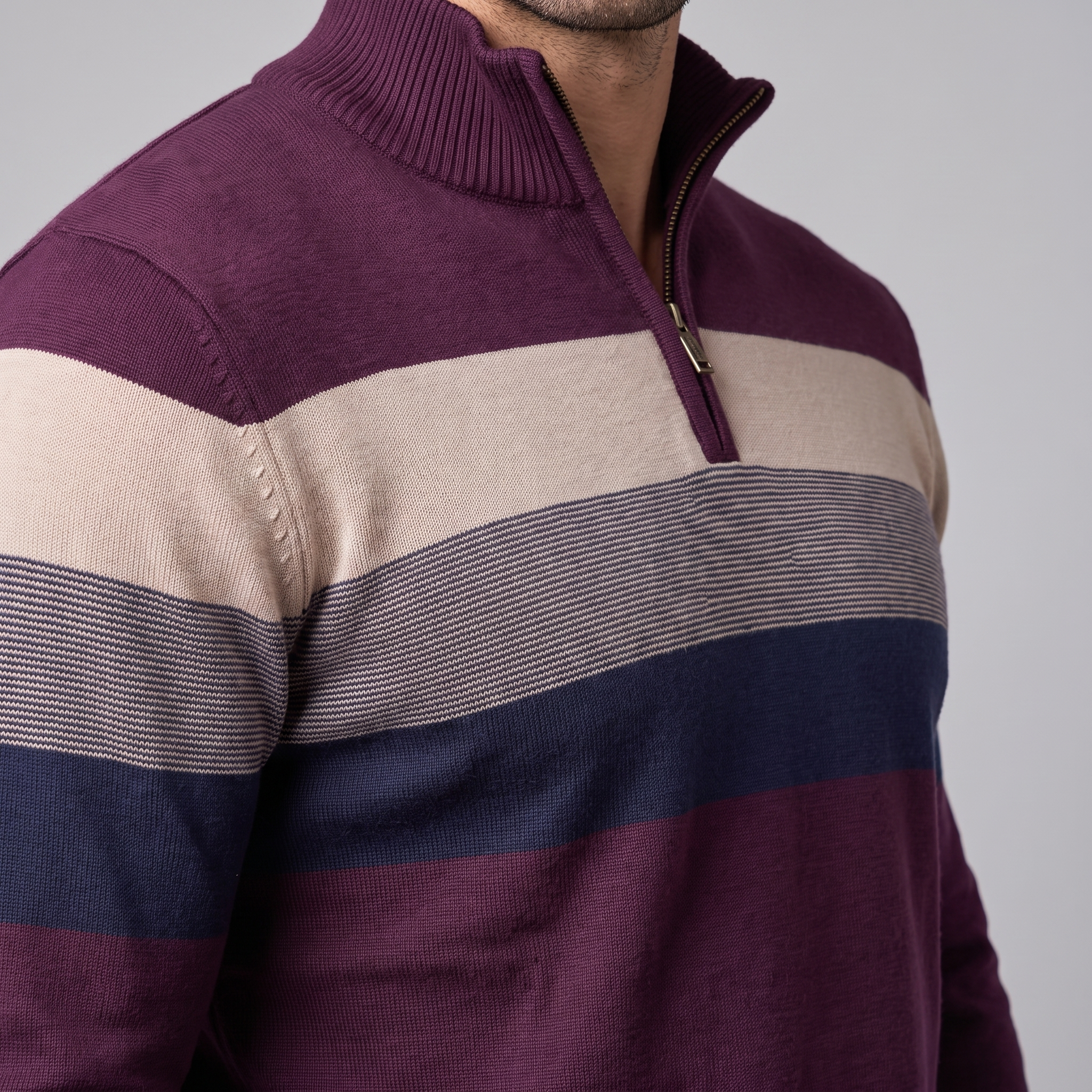Men's Quarter-Zip Sweater