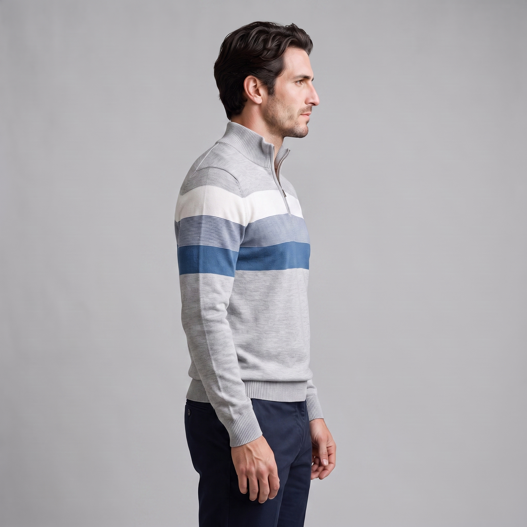 Men's Quarter-Zip Sweater