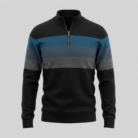 Men's Quarter-Zip Sweater