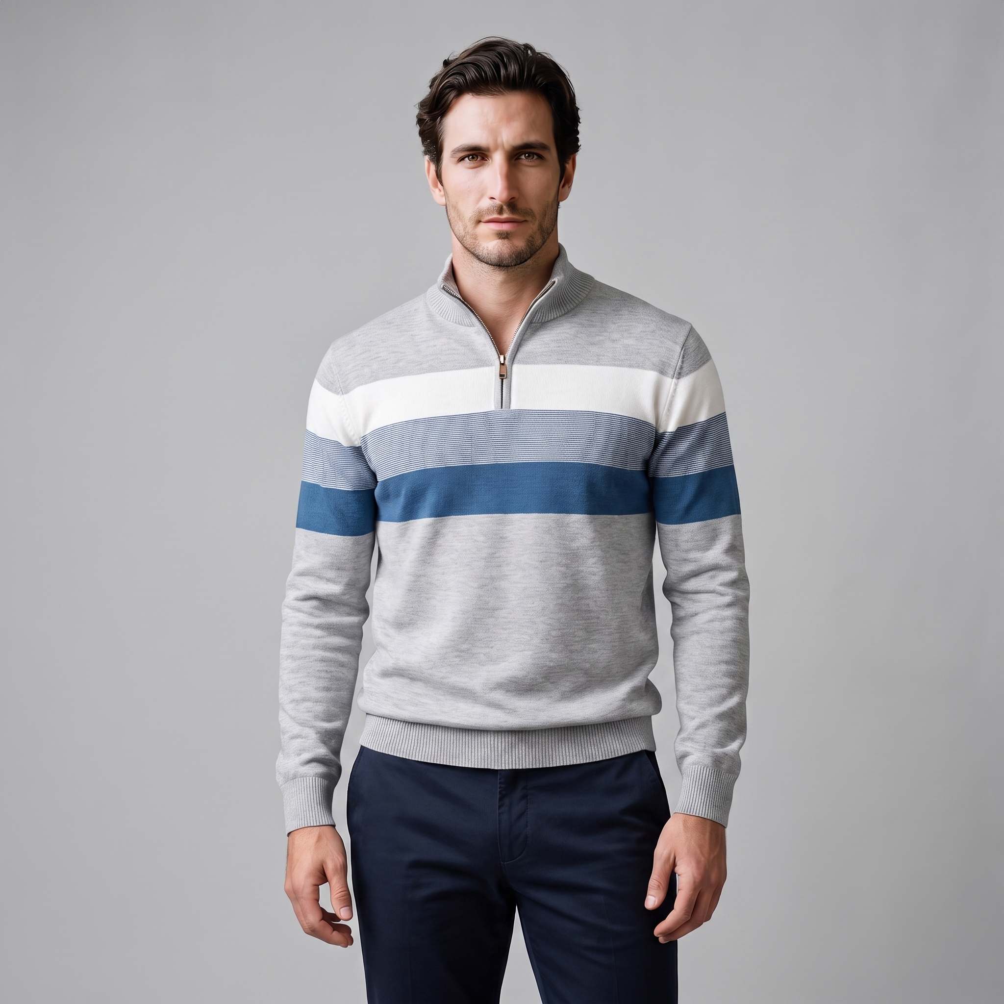 Men's Quarter-Zip Sweater