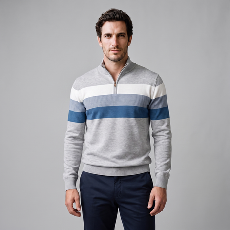 Men's Quarter-Zip Sweater