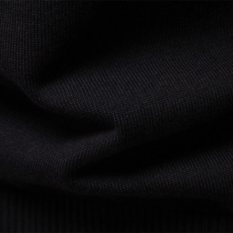 Men's Quarter Zip Sweater with Stripe Detail