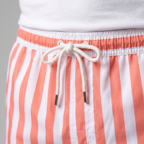 Men's Quick Dry Striped Swim Shorts