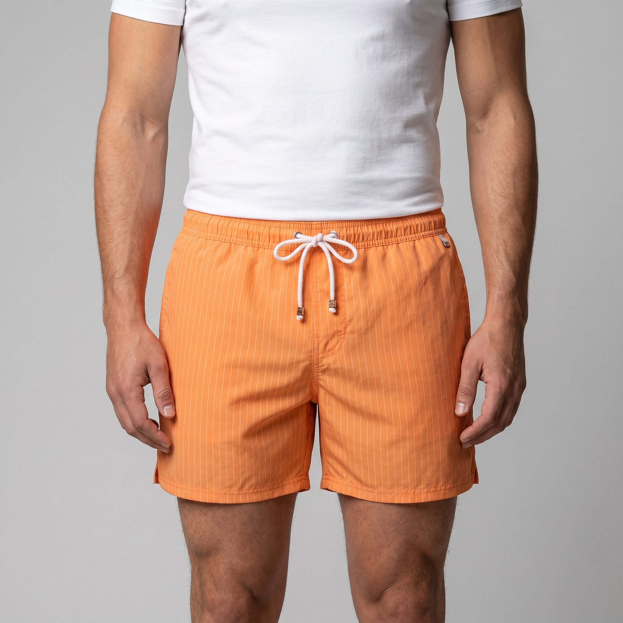 Men's Quick Dry Striped Swim Shorts