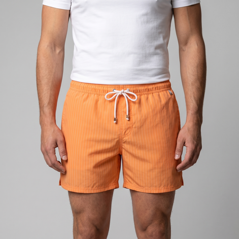 Men's Quick Dry Striped Swim Shorts
